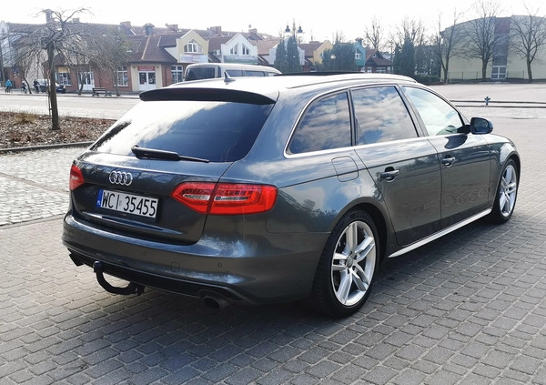 Audi A4 cena 54900 przebieg: 270000, rok produkcji 2012 z Czersk małe 407